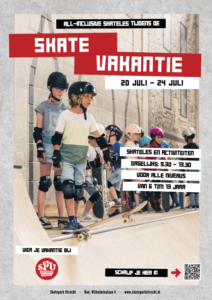 VECHTCLUB - Poster skate vakantie spu