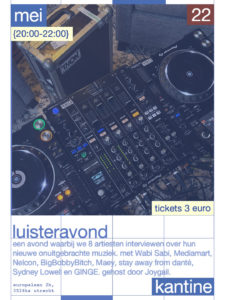 VECHTCLUB - Deze week in kantine